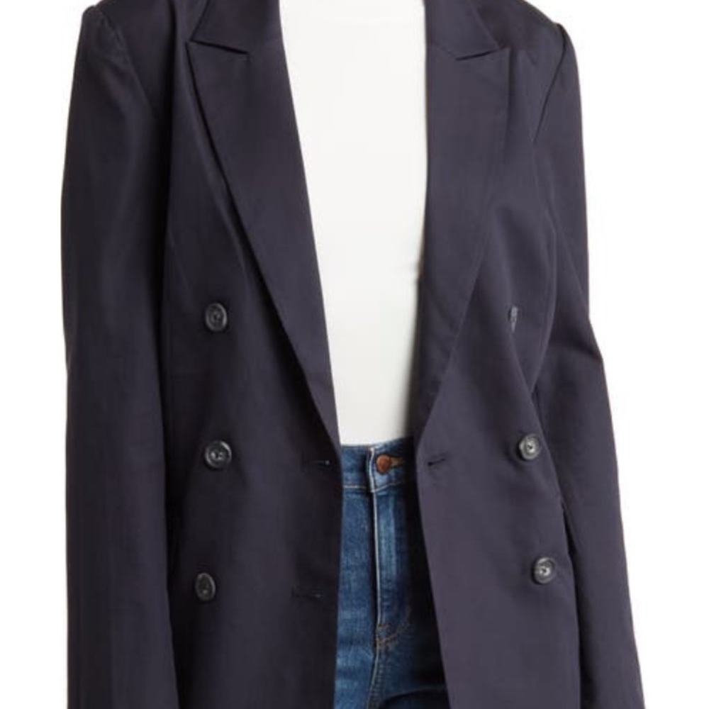 WAYF Double Breasted Blazer (Size Small) NWT - Picture 2 of 14